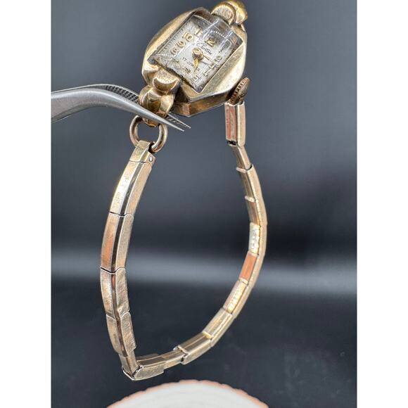 Vintage Croton Swiss 17 Jewel Ladies Watch 10K RGP Gold Filled Art Deco Style main image 11